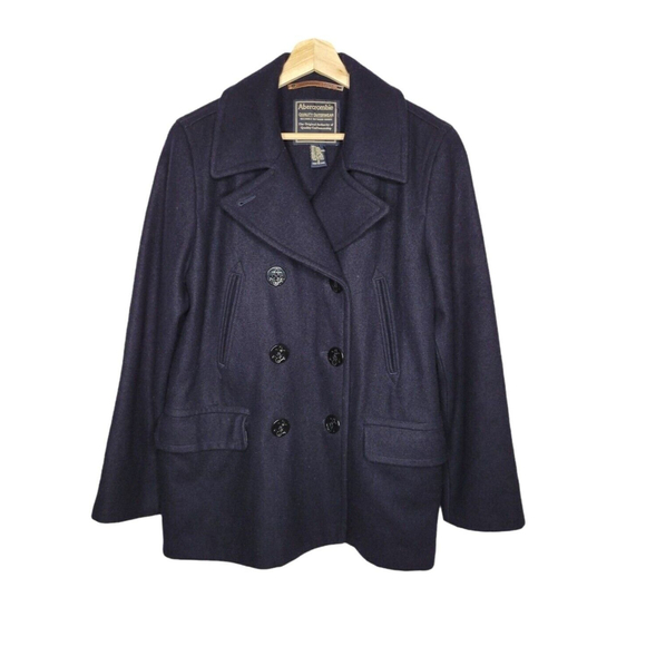 Abercrombie & Fitch Jackets & Blazers - ABERCROMBIE & FITCH Wool Pea Coat